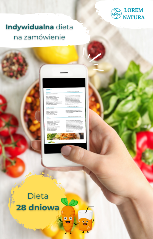 Indywidualna dieta online - 28 dniowy jadłospis
