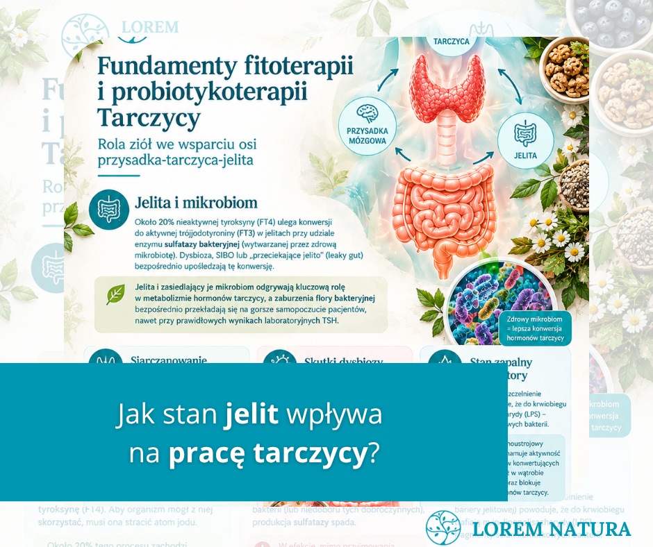 Tarczyca a jelita – jak stan mikroflory wpływa na hormony?